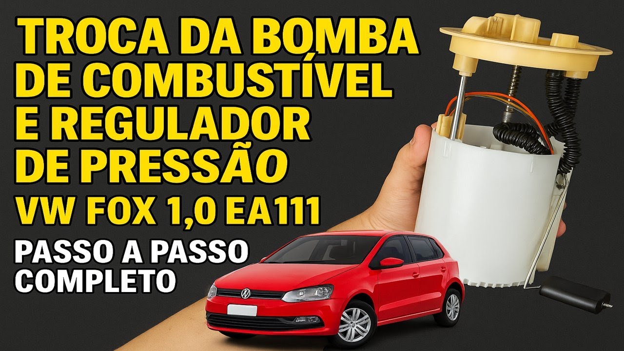 Como trocar bomba de combustível e regulador de pressão VW Fox 1.0 EA111 | Passo a passo completo