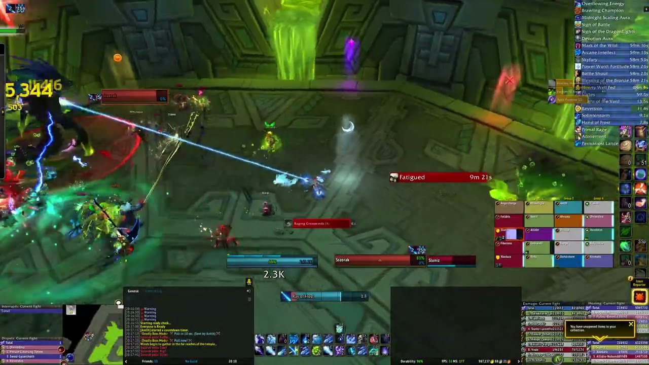 Sszorak, Vashnik, Twin Fangs, Coiled Altar Heroic Raid Testing Venomous Abyssal