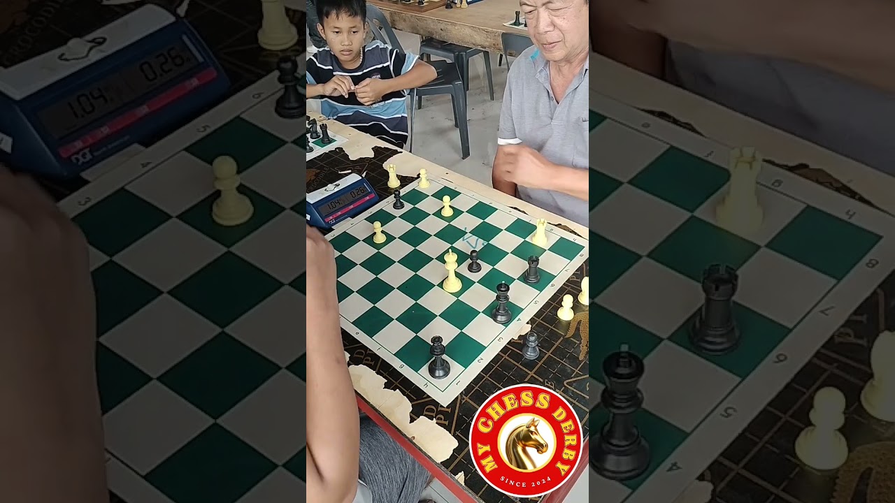 Crucial Rook versus Rook endgame played between Gheem Bahia versus Rene Goopio