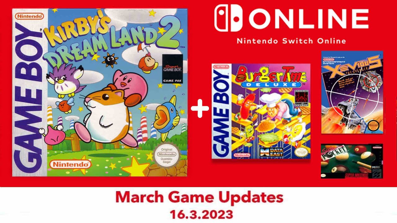 Kirby’s Dream Land 2, BurgerTime and more [Game Boy/NES/SNES] Let's Play on Nintendo Switch Online