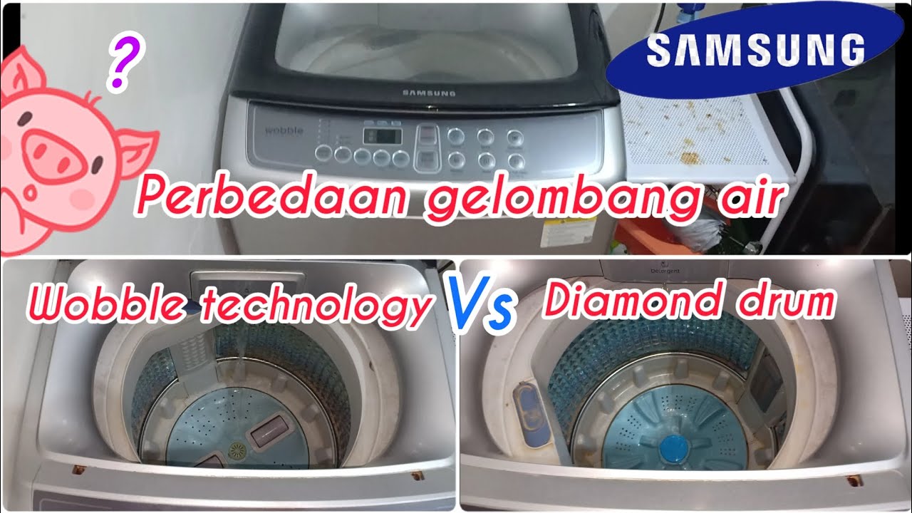 modifikasi mesin cuci samsung wooble ke diamond drum