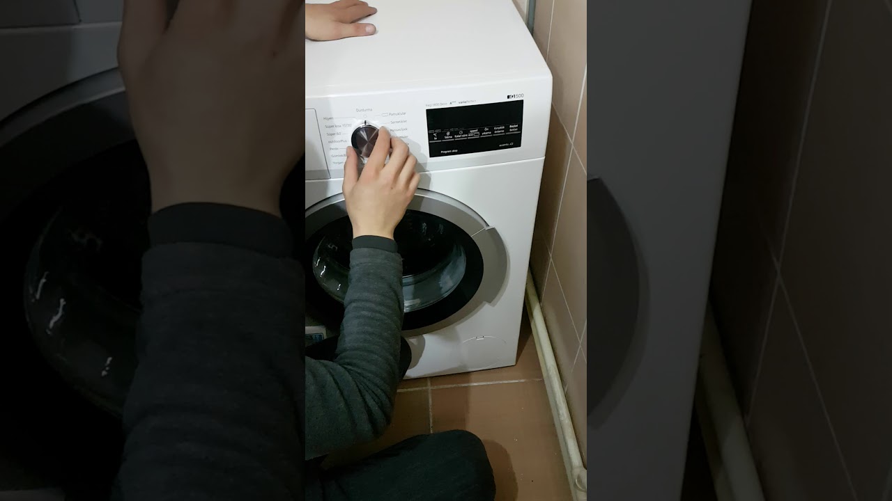 Siemens çamaşır makinası (9kg 30/15dk) nasıl kullanılır