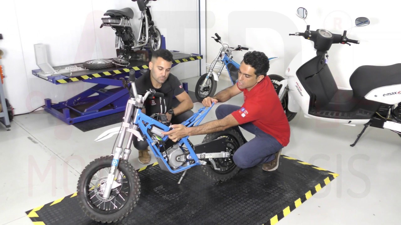 Motos eléctricas. Partes y funcionamiento