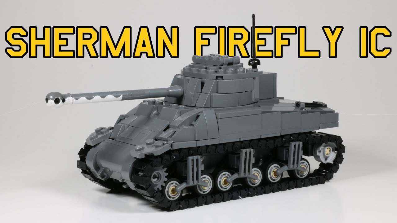 Building the Sherman Firefly Ic in LEGO