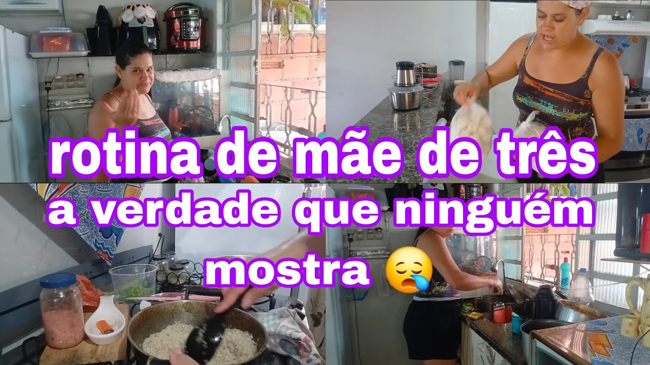 Realidade de Uma Mãe de Três (Sem Filtro!)