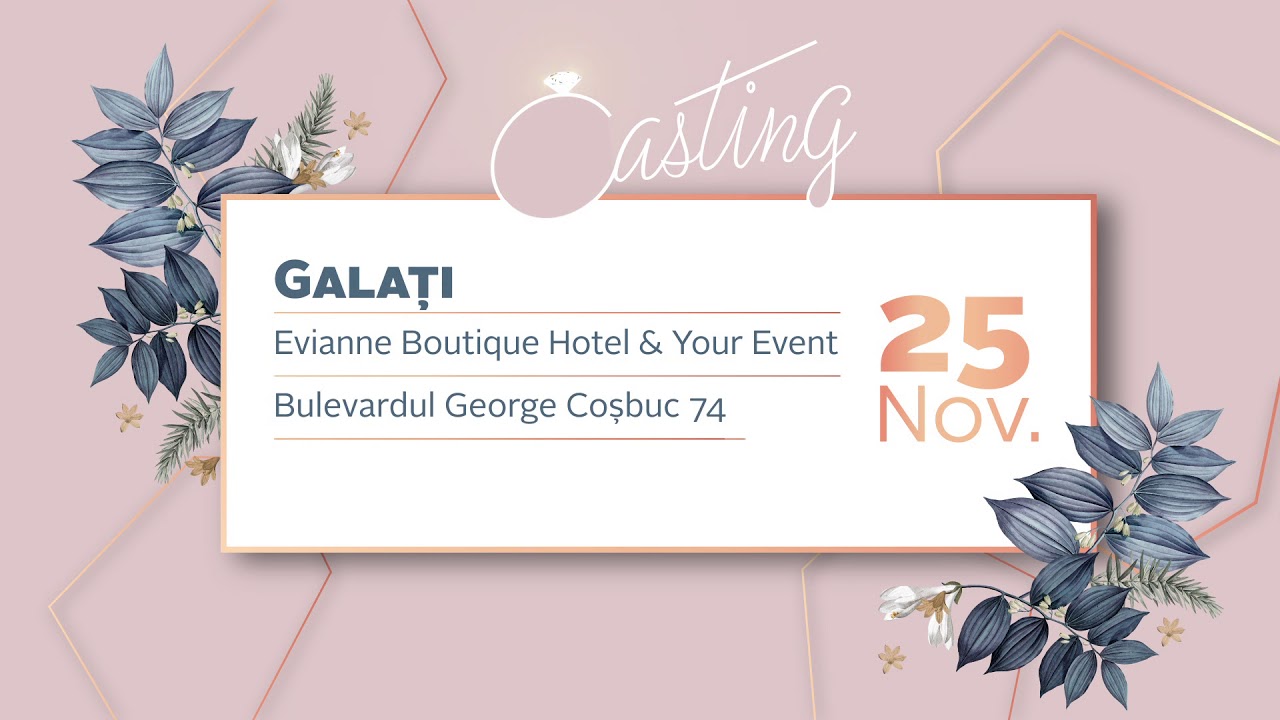 Participă la cel mai nou show matrimonial! &Icirc;nscrie-te la casting! Mireasa, &icirc;n cur&acirc;nd, la Antena 1!