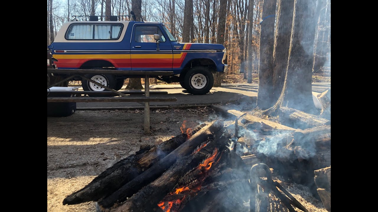 Camping in a 78 Ford Bronco