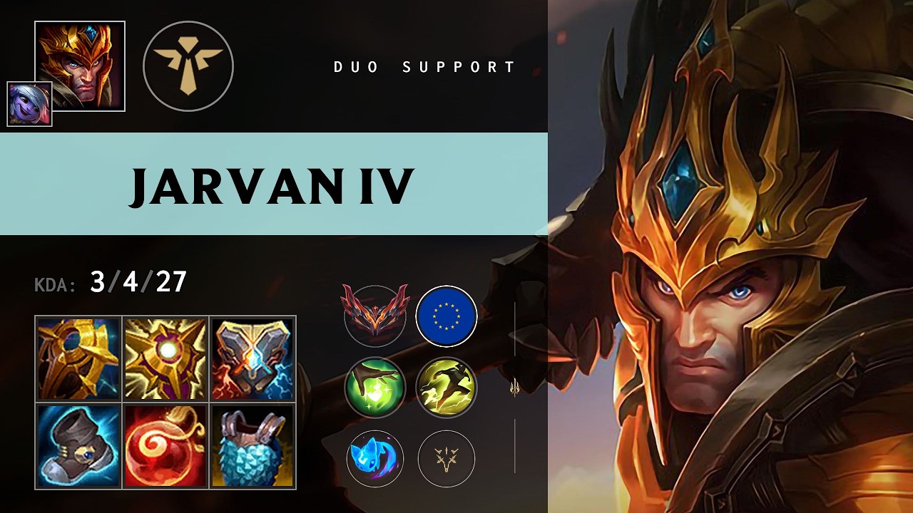 Jarvan IV Support vs Thresh - EUW Grandmaster Patch 26.18