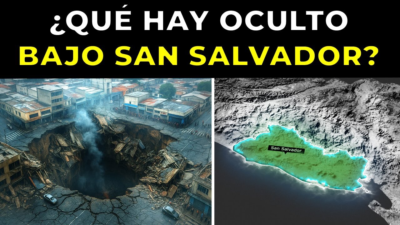 ¿Qué cosas extrañas hay bajo la ciudad de SAN SALVADOR?