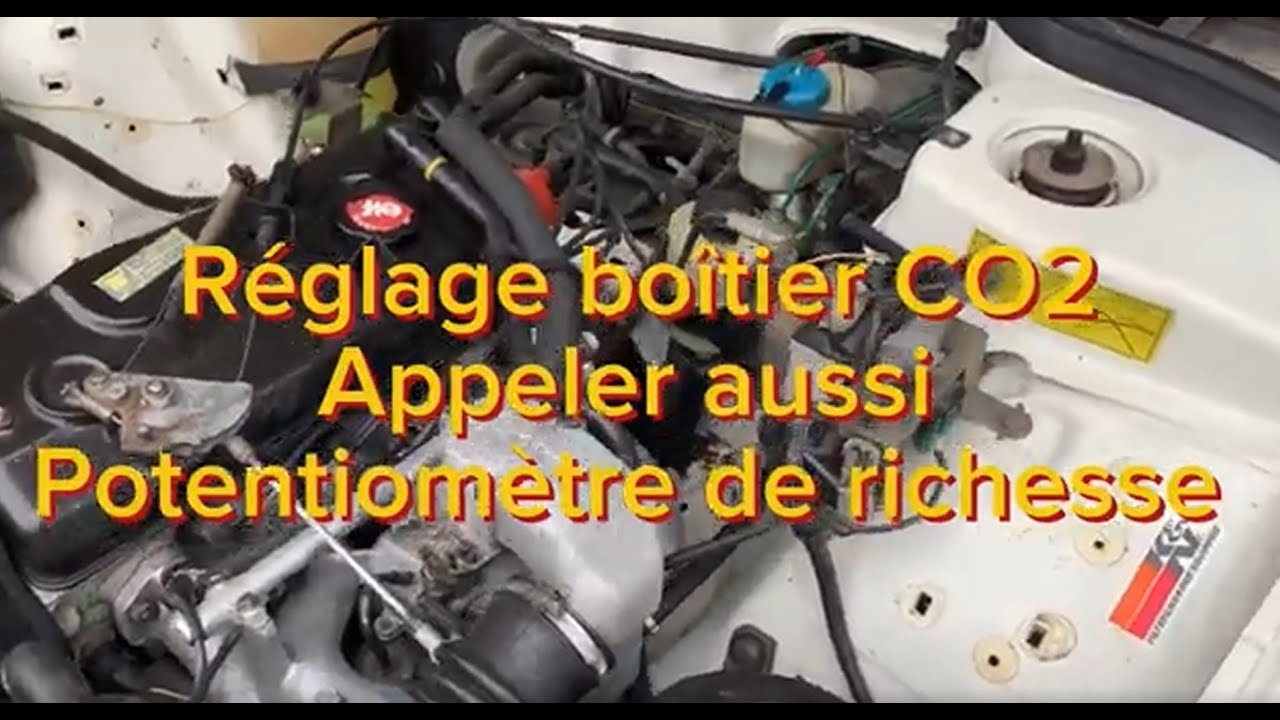 Potentiomètre CO ou boitier de richesse : Réglage sur une Renault 25