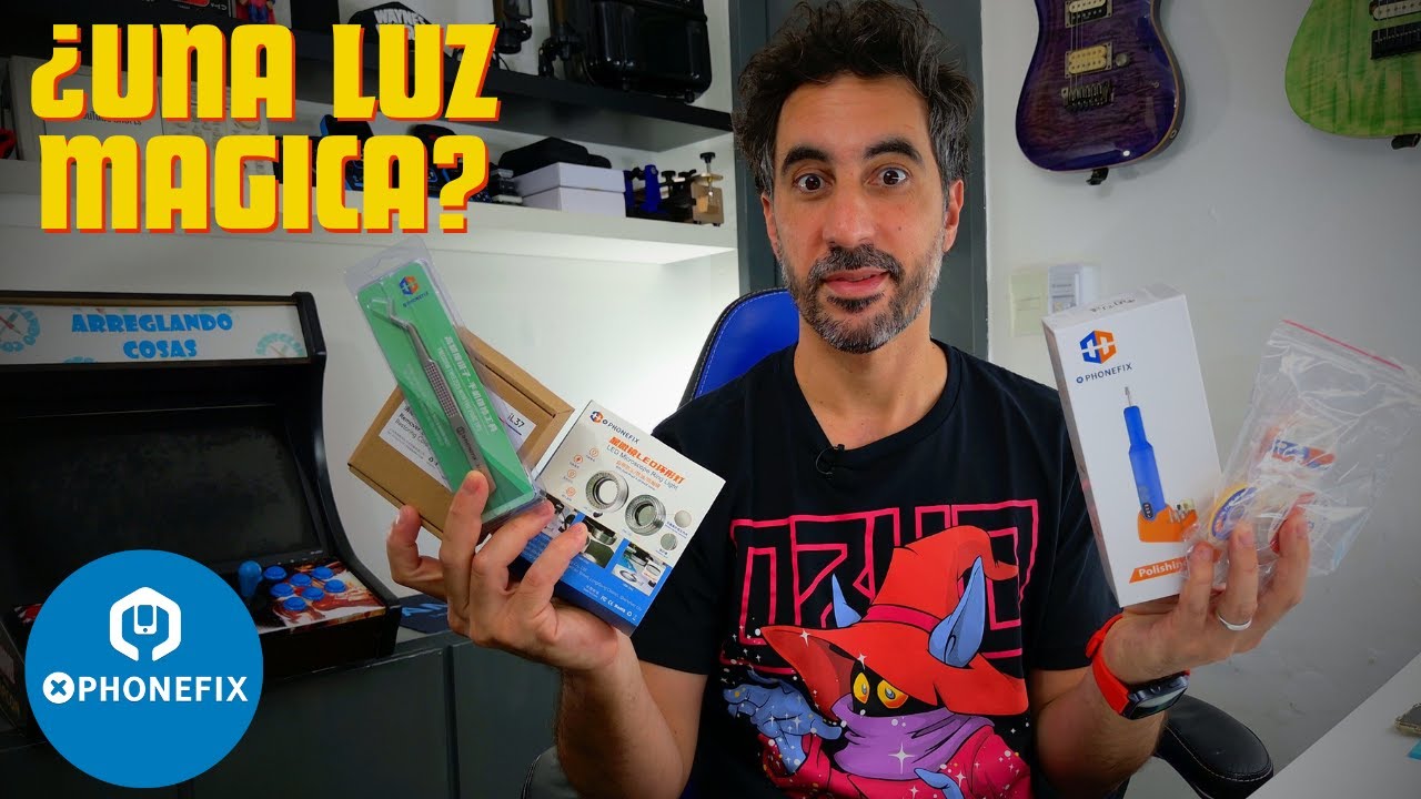 Una Luz de MICROSCOPIO MÁGICA... y varias cosas mas de PHONEFIX! @diyfixtool@Phonefixbellin