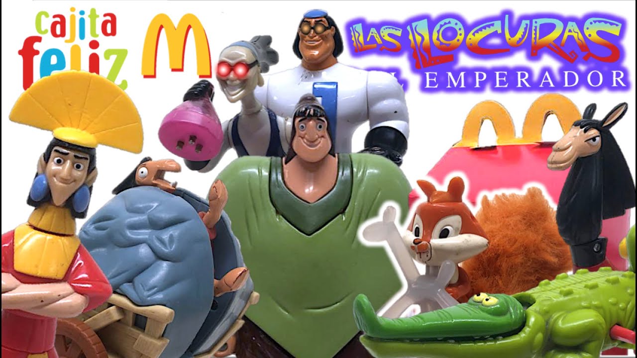 Cajita Feliz - LAS LOCURAS del EMPERADOR (2001) | McDonald´s Colección RETRO - TOY SHOTS