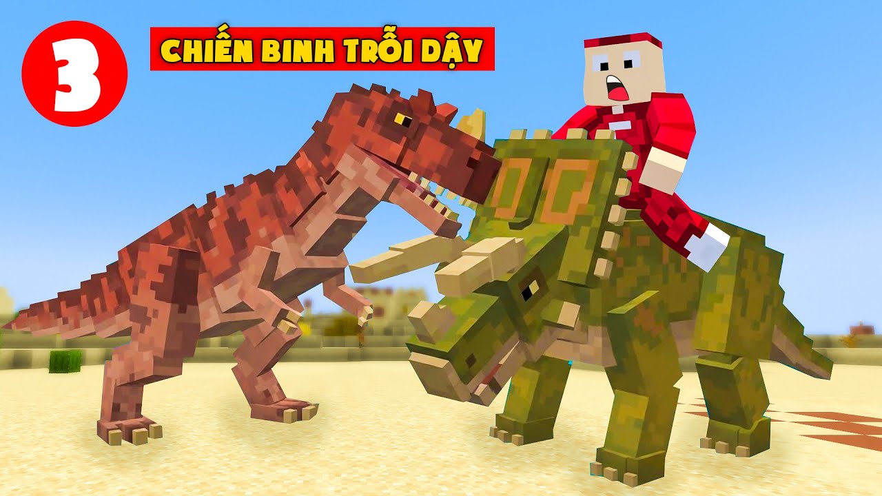 Minecraft Nhưng Giải Cứu Khủng Long [Tập 3]