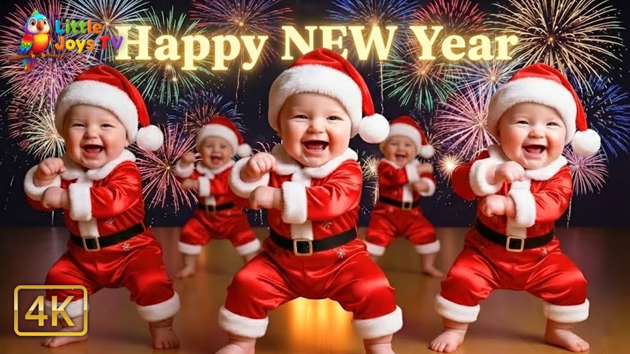 Happy New Year 2026 🎉 Jingle Bells Baby Dance Song | Fun Kid Dance & Holiday Fun | Kids & Toddlers