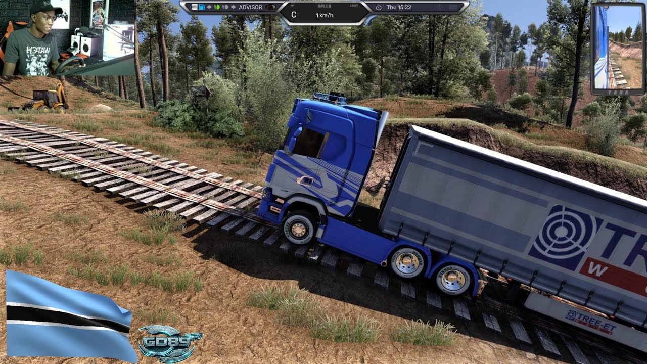 EP 19 | UPHILL SCANIA SUPER S-SERIES HAULING DOUBLE TRAILER CHALLENGE 