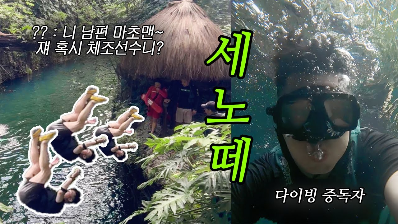 Vlog | 🇲🇽 3주 신행로그 #05 [칸쿤] 스칼렛아르떼 : 물속성 신혼부부의 세노떼 투어 (세노떼, 칸쿤 액티비티, 치노 포블라노)