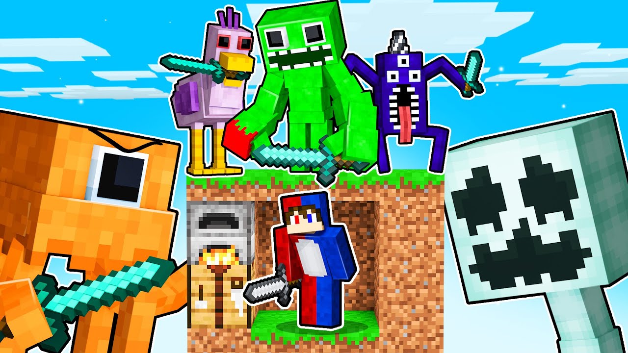 ¡1 CHUNK DE GARTEN OF BANBAN EN MINECRAFT!