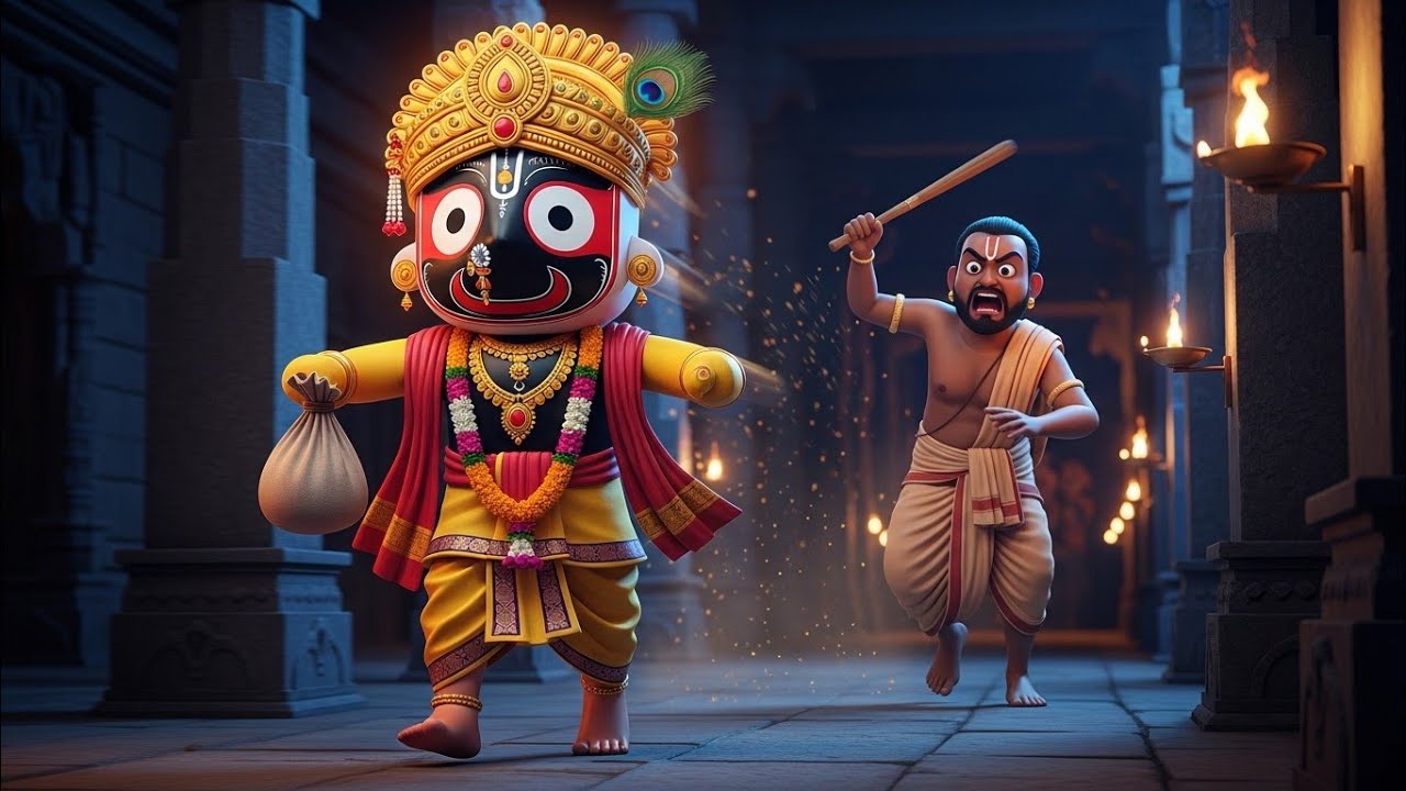 भगवान सोना क्यों ले गए? 😲 | Lord Jagannath Moral Story for Kids | Hindi Animated Story