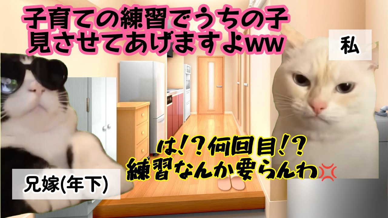 【スカッと猫ミーム】託児所扱いに限界…本気でキレたら兄嫁真っ青 #猫マニ #猫ミーム