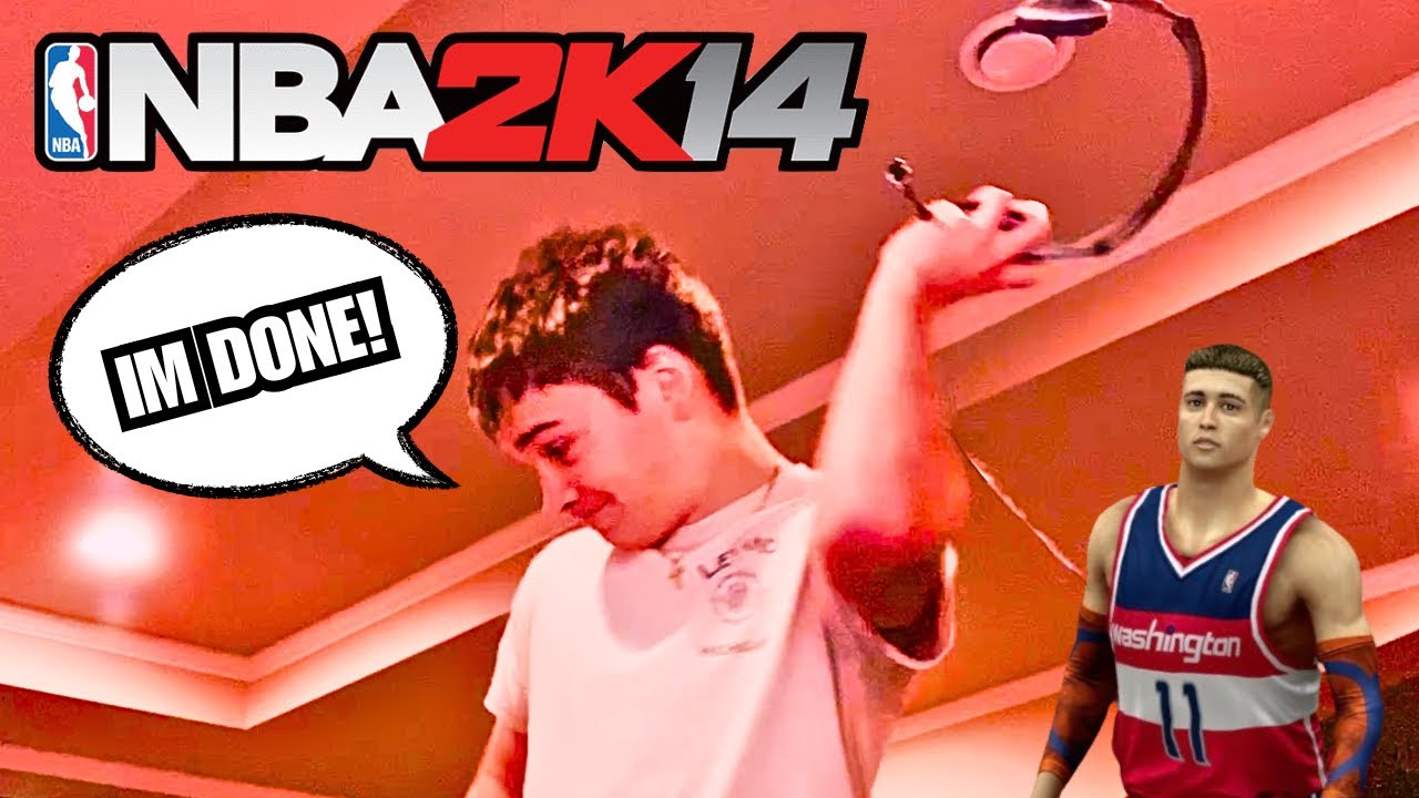 THIS GAME CAUSED MY WORST RAGE YET(almost destroyed my headset) [NBA 2K14 Throwback MyCareer Series]
