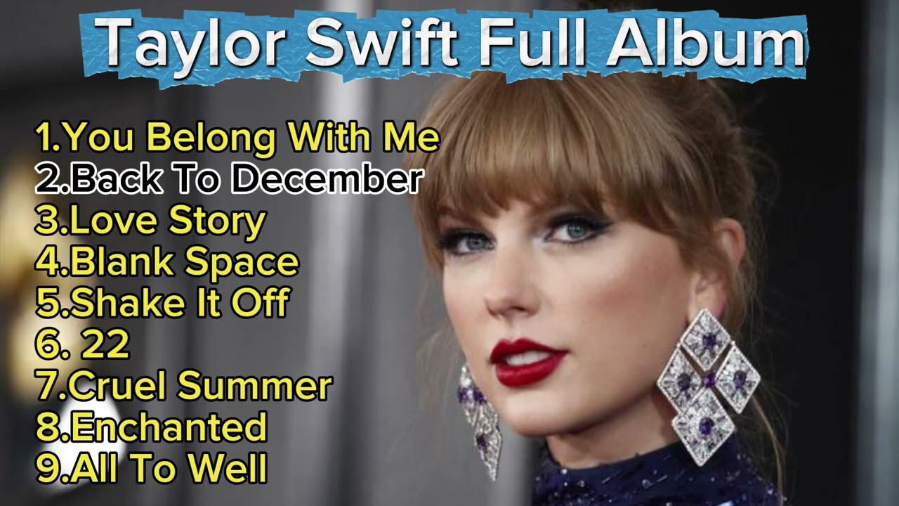 Taylor Swift Songs Full album tanpa iklan (No ads) #taylorswift 