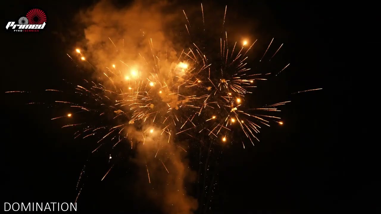 Domination from Primed Pyrotechnics @fireworkcrazy #fireworkcrazy​