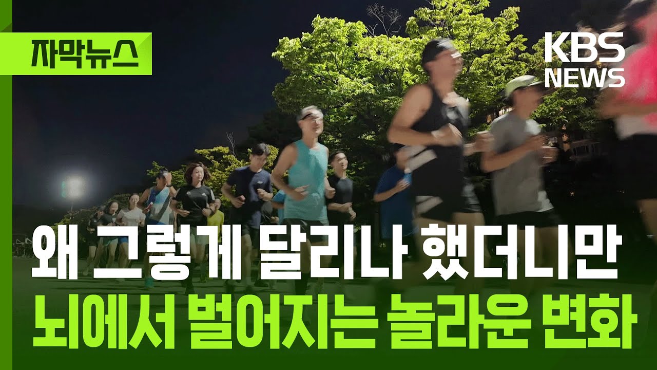 [자막뉴스] 왜 그렇게 달리나 했더니만&hellip;뇌에서 벌어지는 놀라운 변화 / KBS 2025.09.28.