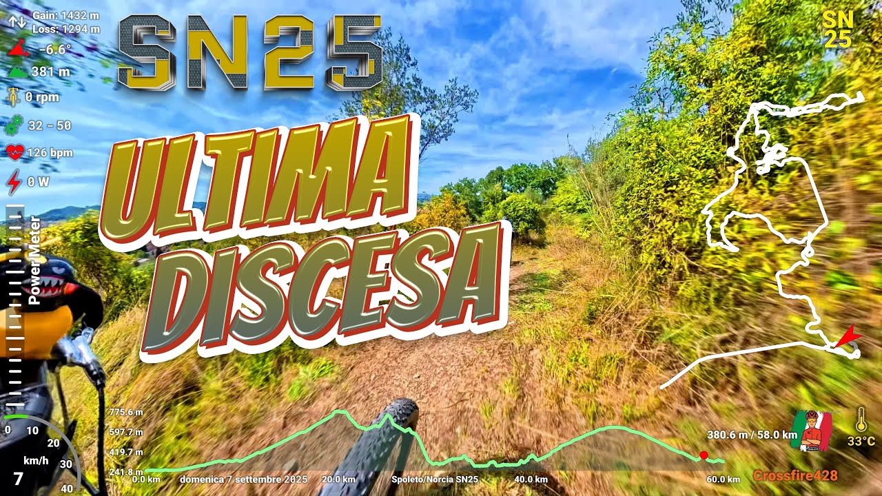 MTB Spoleto–Norcia 4K: La Discesa Finale e l’Arrivo! 🚵🔥