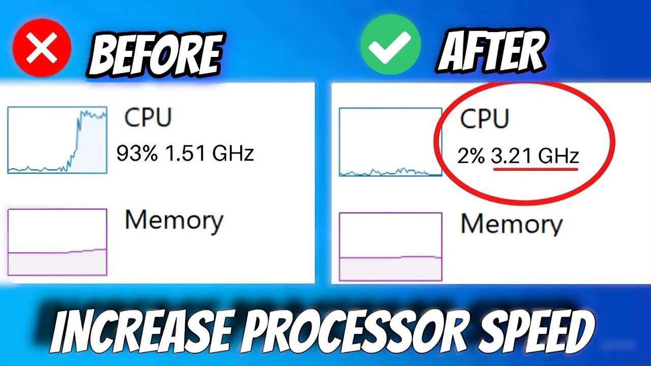 HOW TO INCREASE CPU SPEED ? MAKE LAPTOP FASTER - GUIDE 2024