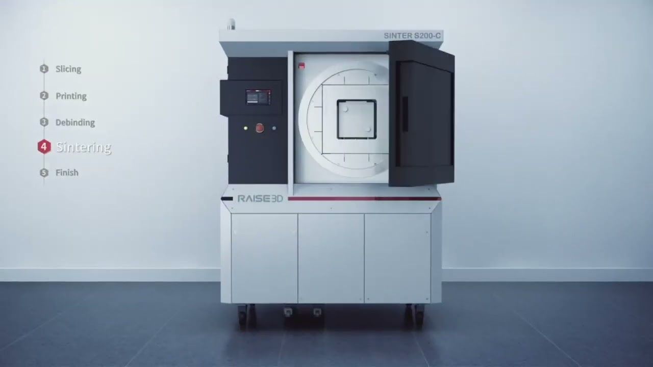 Drukarka 3D  Raise3D Metalfuse Forge1 kr&oacute;tka prezentacja