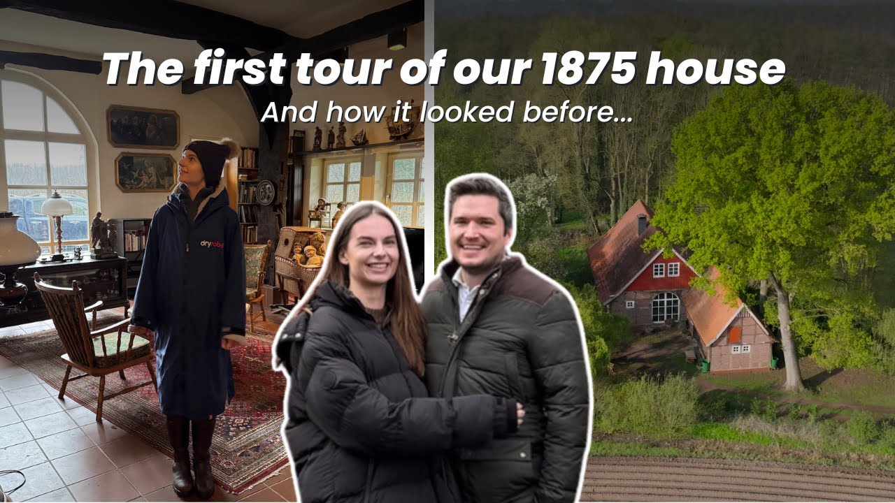 First Tour of our 1875 House! What we did so far....