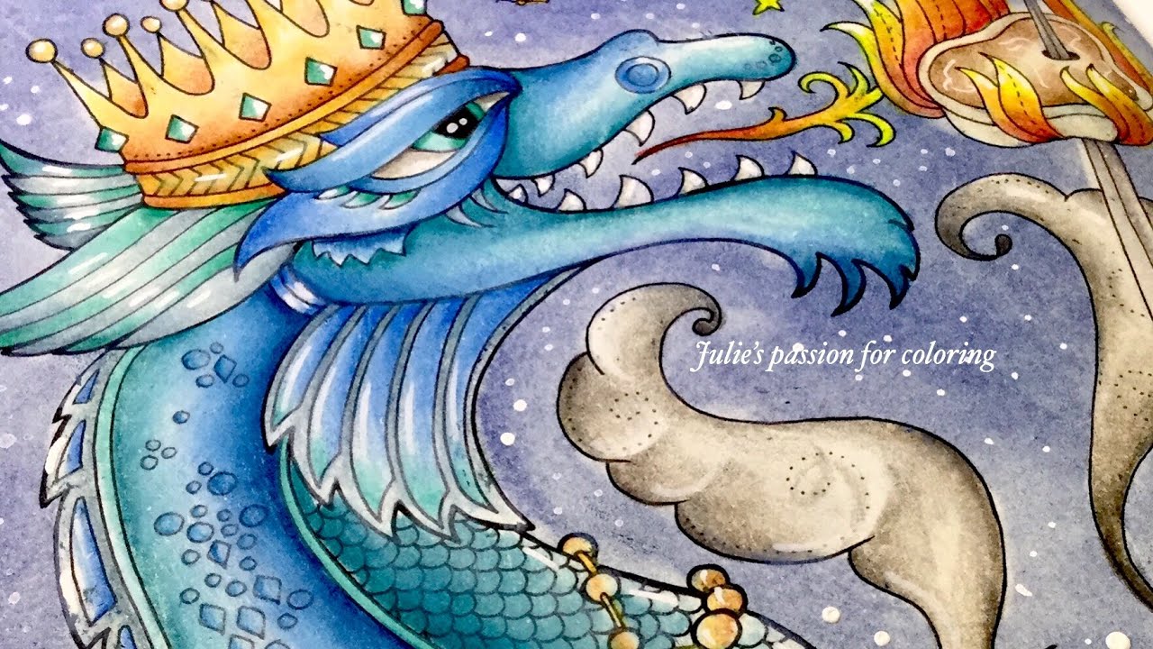 IVY AND THE INKY BUTTERFLY by Johanna Basford - PART 2 - prismacolor pencils - color along