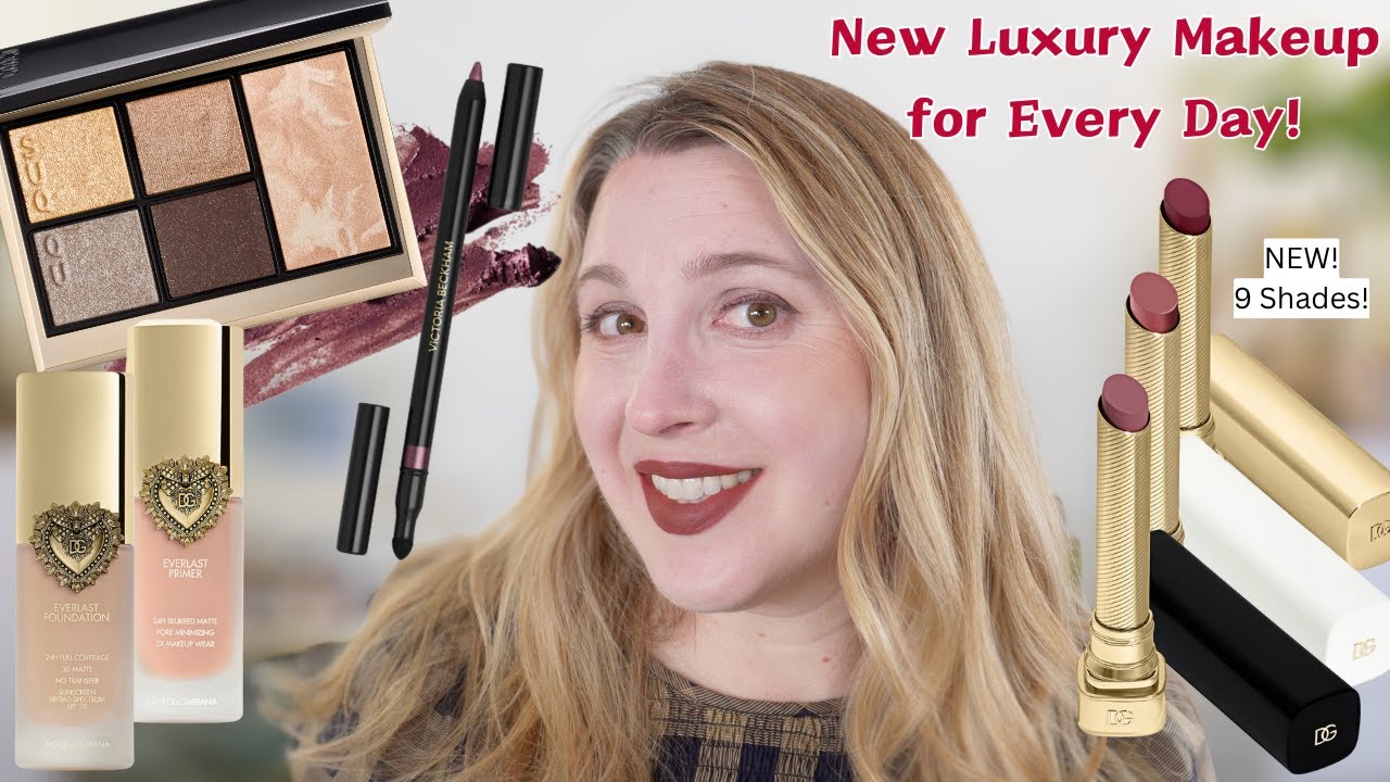 SUQQU Holiday, Victoria Beckham Orchid, Dolce & Gabbana Sheer, Satin и Matte Lipsticks + Everlast