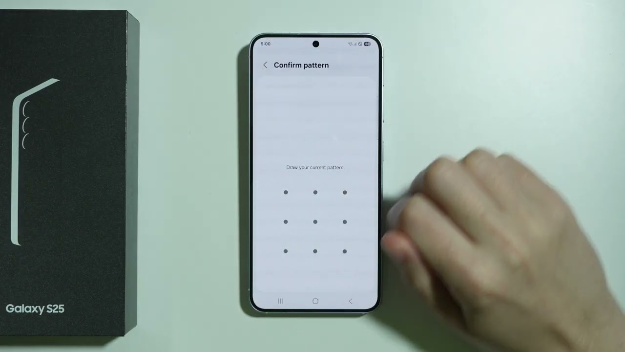 Samsung Galaxy S25: How to Hide Pattern Line (Make Pattern Invisible)