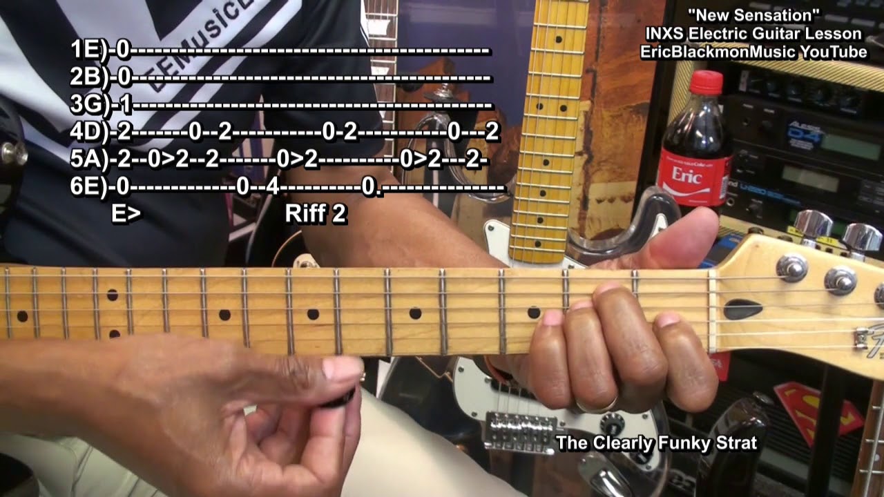 INXS New Sensation Electric Guitar Lesson