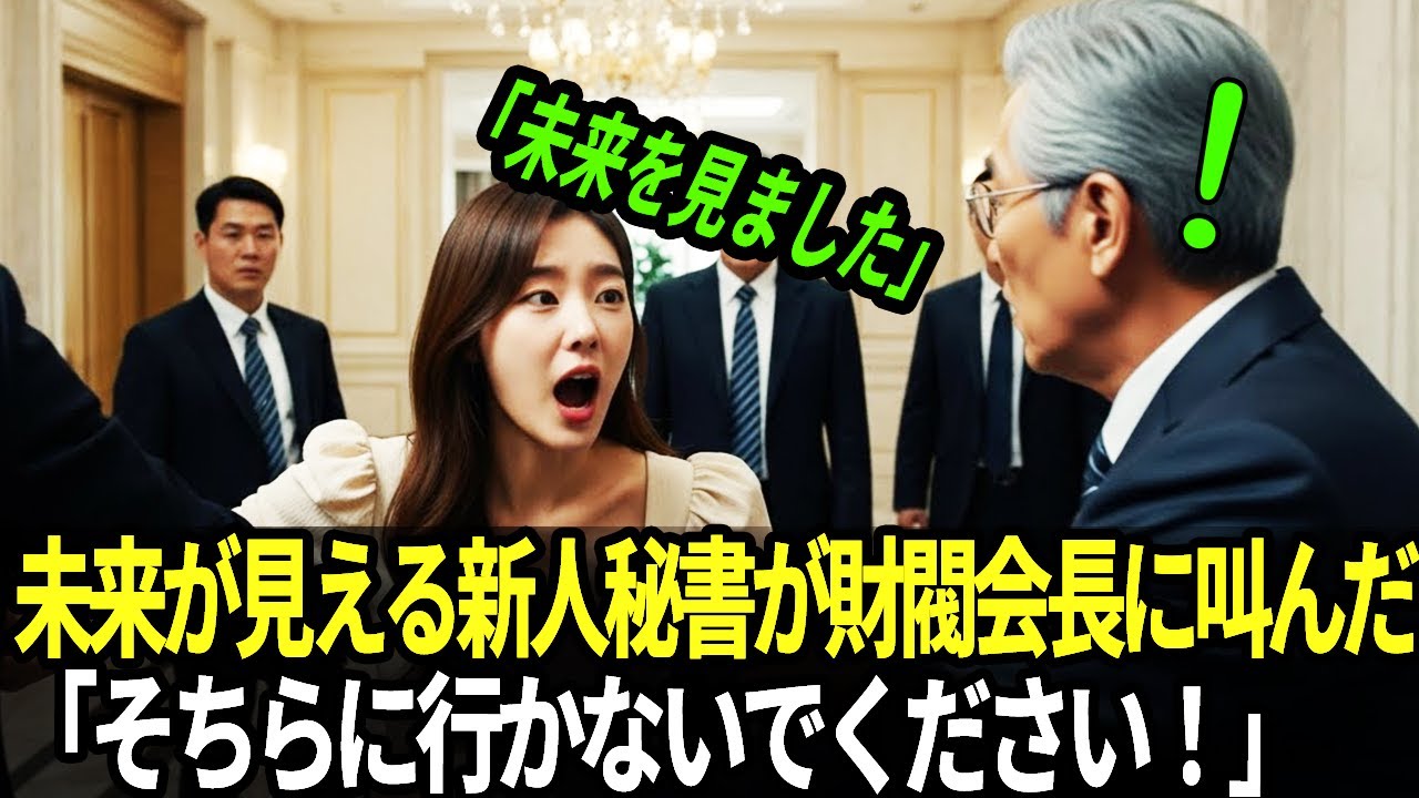 「そっちへ行かないでください！」未来が見える新人秘書が財閥会長に告げた瞬間..｜老後の物語｜実話ストーリー｜感動ストーリー｜オーディオブック｜
