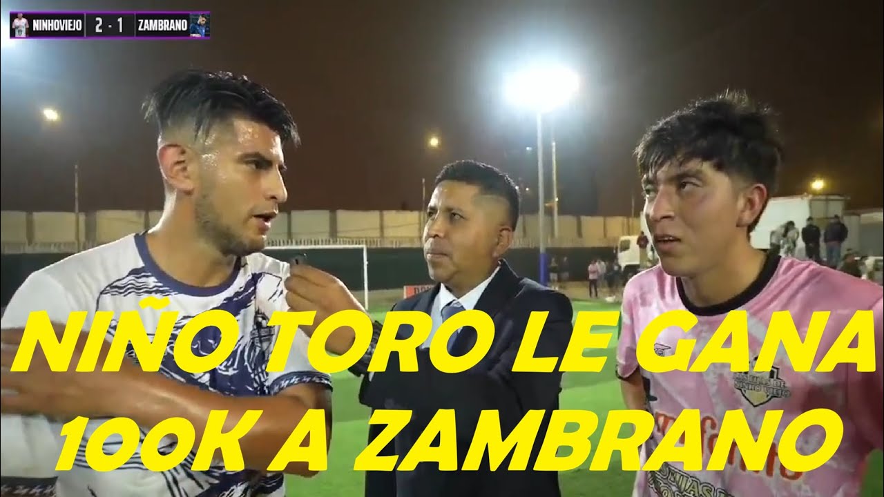 NI&Ntilde;O VIEJO  HUMILLA A EQUIPO  DE ZAMBRANO EN RETO DE 100 MIL SOLES #fritzsport