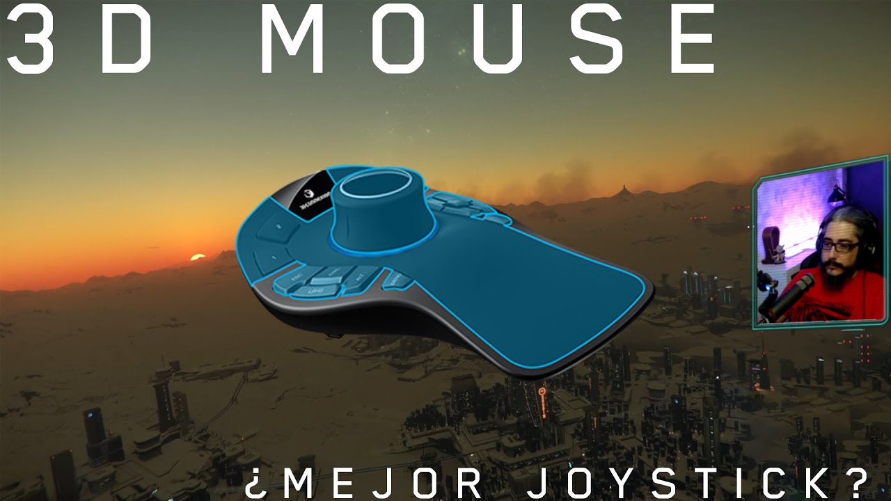 MOUSE 3D ¿Mejor que un Joystick para Star Citizen? Spacemouse Pro Wireless