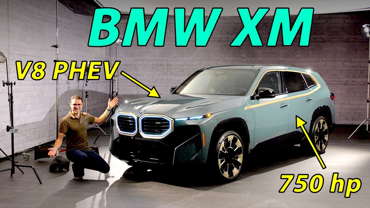 BMW XM 750 hp performance SUV REVIEW - the Darth Vader of BMW!