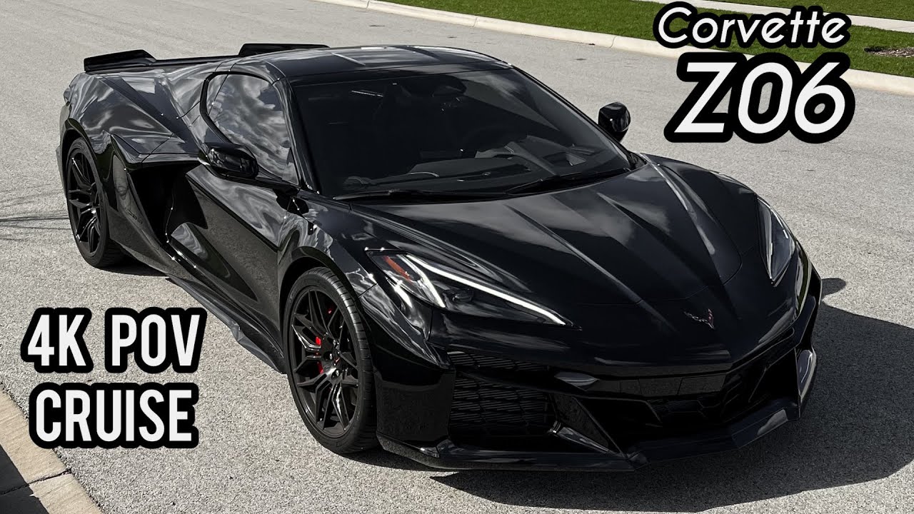 C8 Z06 Sunny Day POV Cruise 670HP V8 - 4K (No Talking)