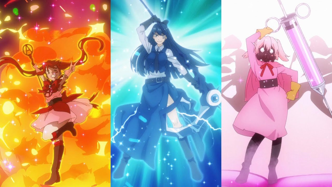 1080p Mahou Shoujo Magical Destroyers Ep 2 All Transformations 魔法少女マジカルデストロイヤーズ 第2話 変身シーン