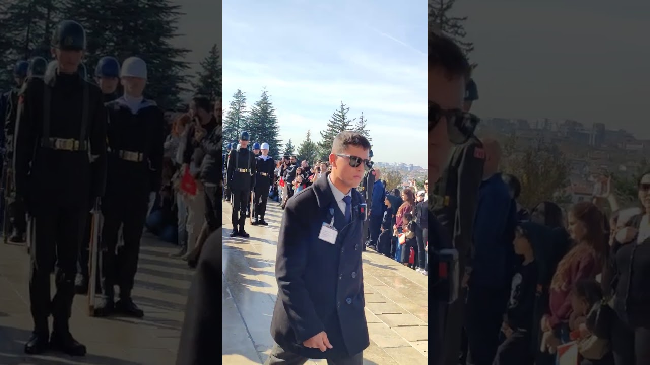 Anıtkabir'de nöbet değişimi