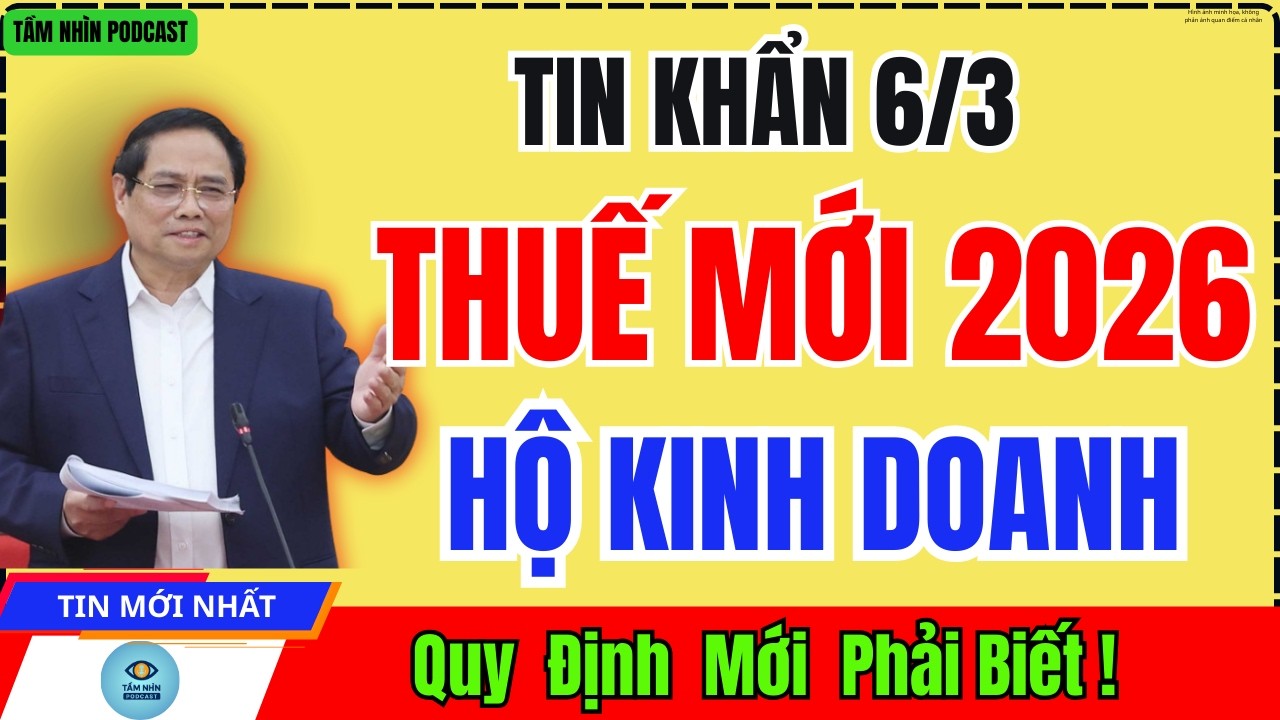 TIN KHẨN: Chính Thức Ban Hành Nghị Định Thuế Hộ Kinh Doanh – Người Kinh Doanh Cần Lưu Ý