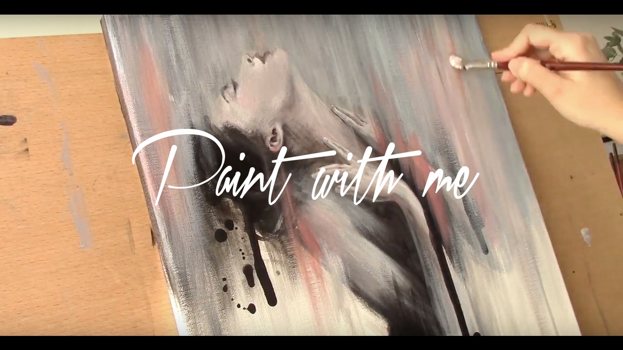 Paint with me | Acrylic on canvas | Speed painting