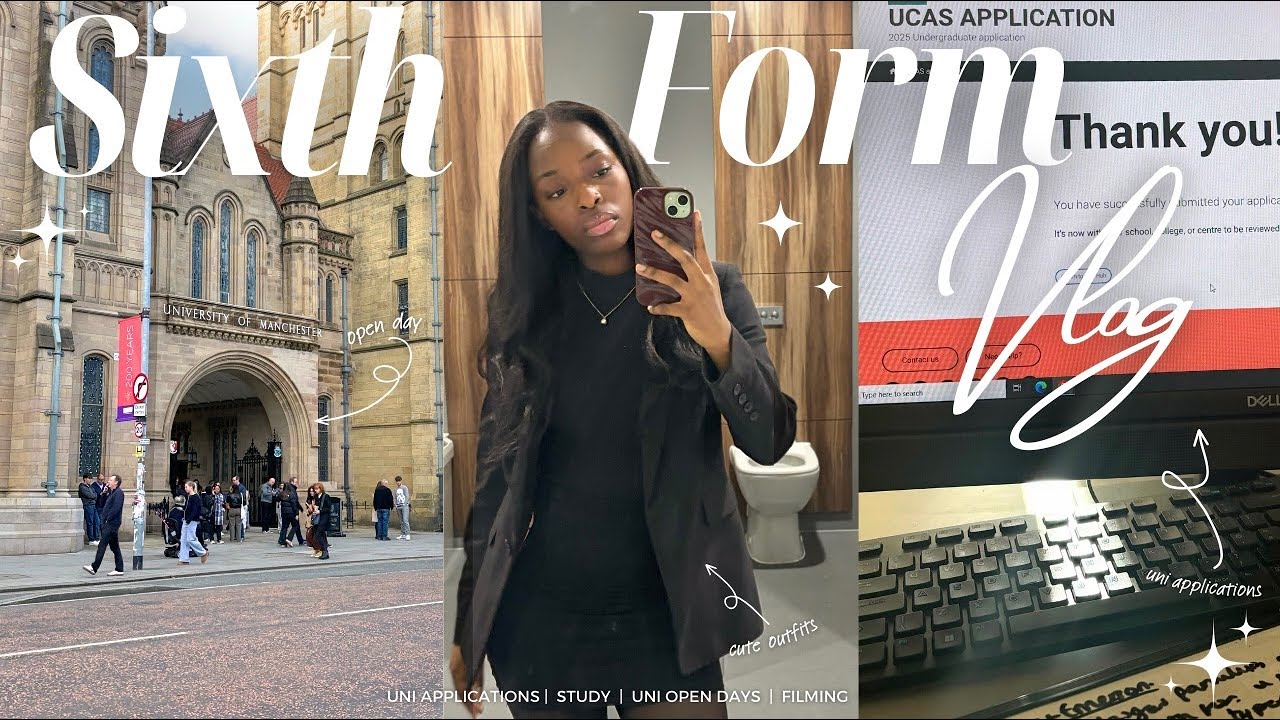 SIXTH FORM VLOG🌟 | university application, uni open days, study, degree apprenticeship |Lifewithchlo