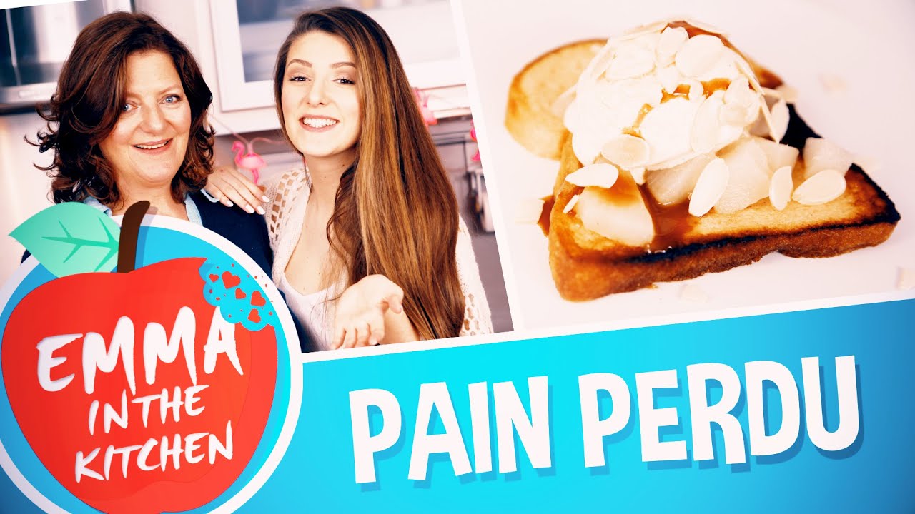 Pain perdu aux poires caramel ♡