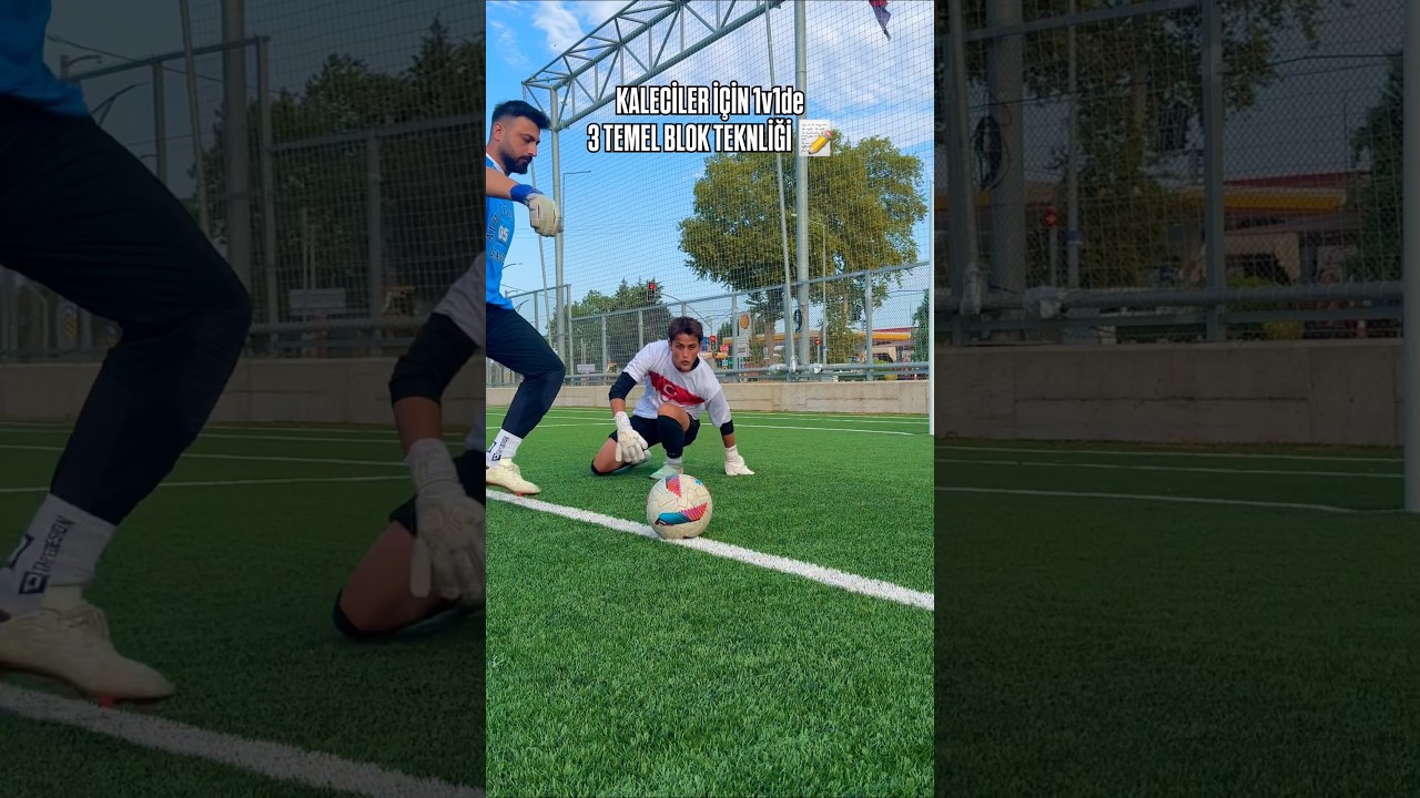 Kaleci Teknikleri 🧤 3 Temel Blok Tekniği... #football #futbol #keeper #goalkeeper