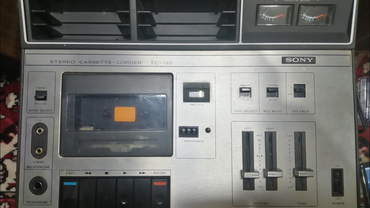Sony TC-133 (после ремонта и настройки)
