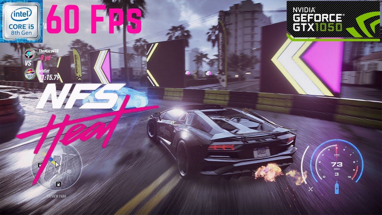 Need for Speed Heat GTX 1050 Gameplay 60 FPS | MSI GF63