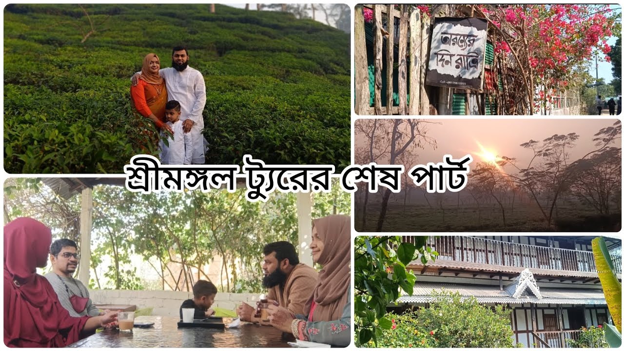 শ্রীমঙ্গল ট্যুরের শেষ পার্ট #bushra #minivlog #sreemangalhivam #tour  